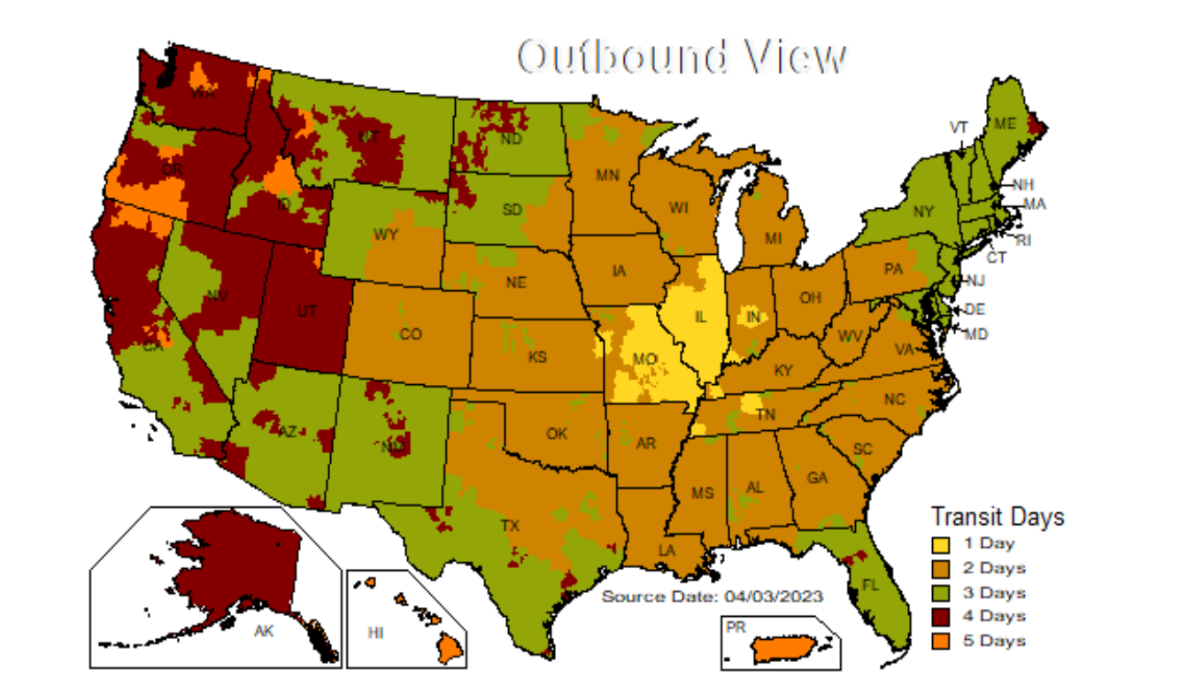 Beaver Industrial Supply Shipping Response Times For United States of America